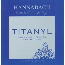 Hannabach 7165189 Struny do gitary klasycznej Serie 950 Medium/High Tension Titanyl
